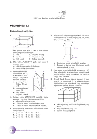 Matematika SMP Kelas 8