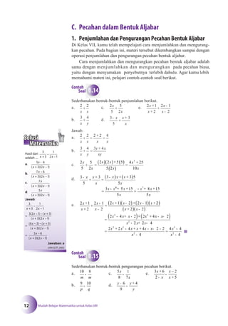 Matematika SMP Kelas 8