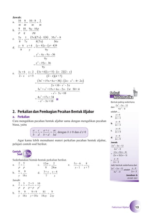 Matematika SMP Kelas 8