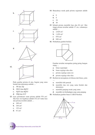 Matematika SMP Kelas 8