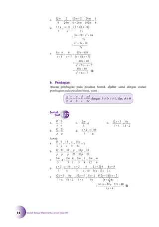 Matematika SMP Kelas 8