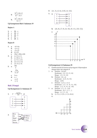 Matematika SMP Kelas 8