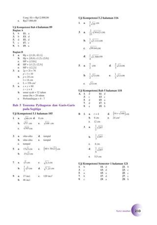 Matematika SMP Kelas 8