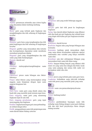 Matematika SMP Kelas 8