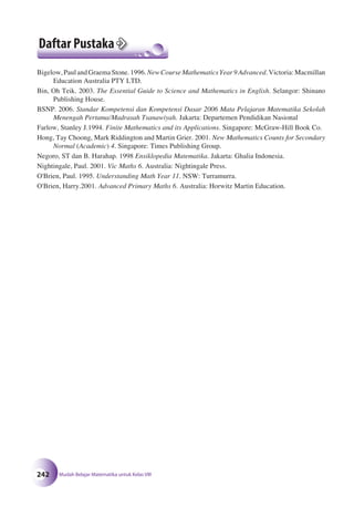 Matematika SMP Kelas 8