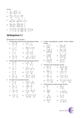 Matematika SMP Kelas 8