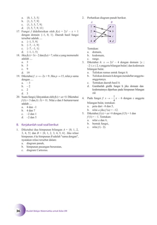 Matematika SMP Kelas 8