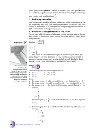 Matematika SMP Kelas 8