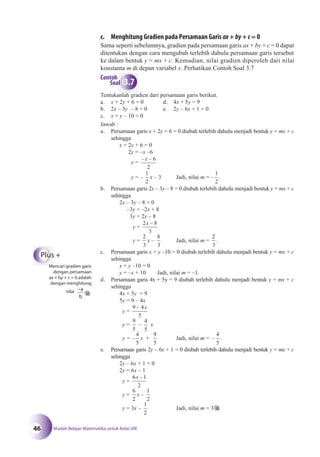 Matematika SMP Kelas 8