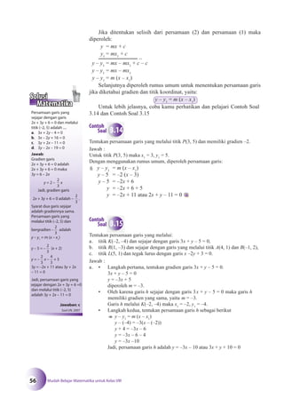 Matematika SMP Kelas 8