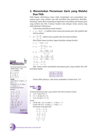 Matematika SMP Kelas 8
