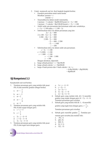 Matematika SMP Kelas 8