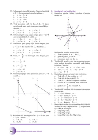 Matematika SMP Kelas 8