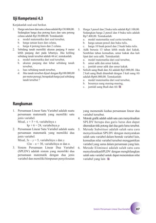 Matematika SMP Kelas 8