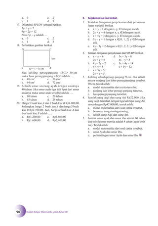 Matematika SMP Kelas 8