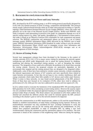 Trustbased Routing Metric for RPL Routing Protocol in the Internet of ...
