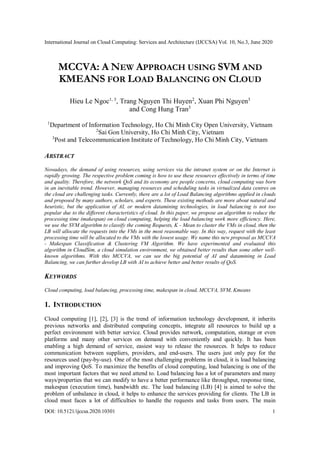 python - svm implementation problem with cvxpy:... MCCVA: A New Approach Using SVM and Kmeans for Load Balancing on Cloud ...