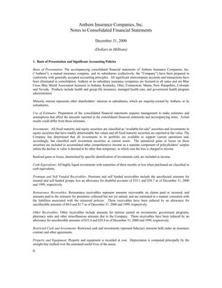 WellPoint2000 annual report