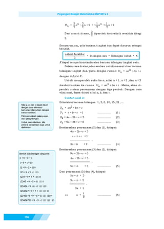 Matematika SMP Kelas 9