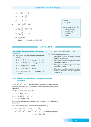 Matematika SMP Kelas 9