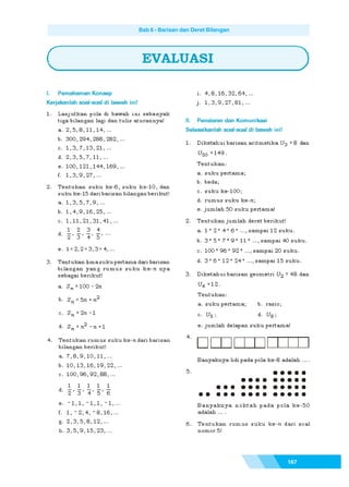 Matematika SMP Kelas 9