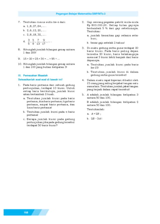 Matematika SMP Kelas 9