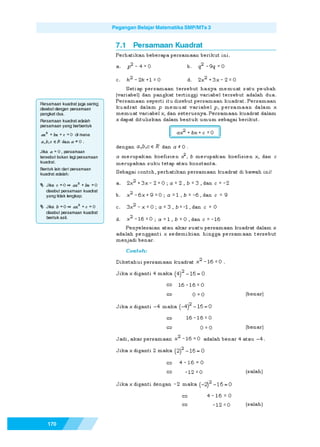 Matematika SMP Kelas 9