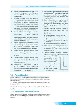 Matematika SMP Kelas 9