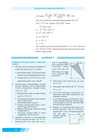 Matematika SMP Kelas 9