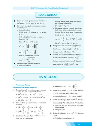 Matematika SMP Kelas 9