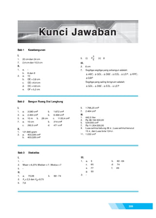 Matematika SMP Kelas 9