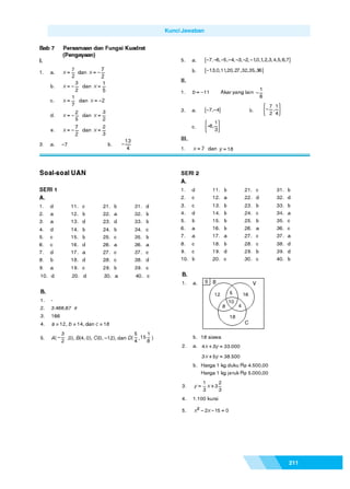 Matematika SMP Kelas 9