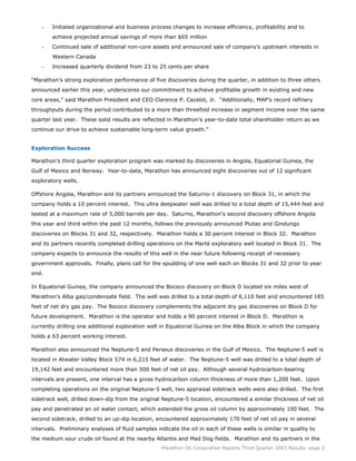 marathon oil 3rd Quarter 2003