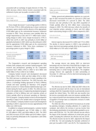 united technologies 2003 Annual English