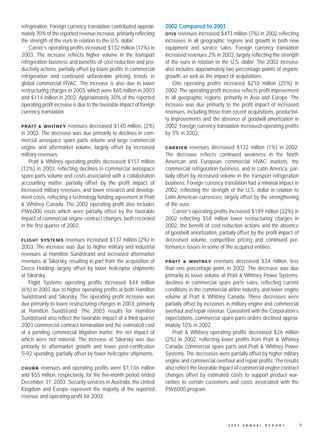 united technologies 2003 Annual English