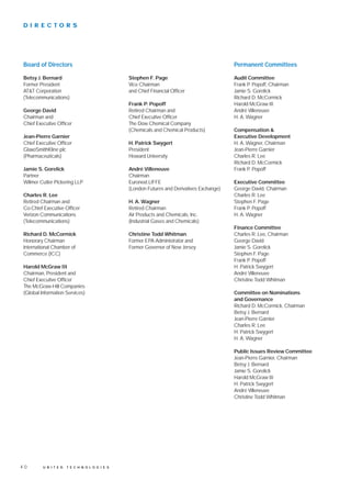 united technologies 2003 Annual English