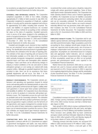 united technologies 2003 Annual English