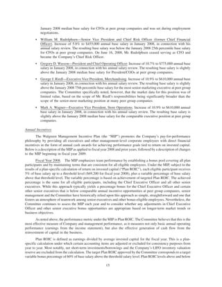 walgreen 2008 Proxy Statement