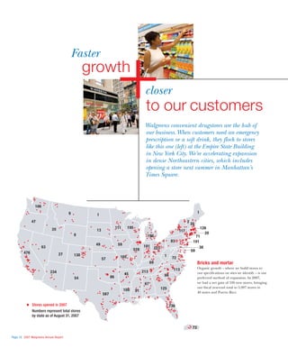 walgreen 2007 Annual Report