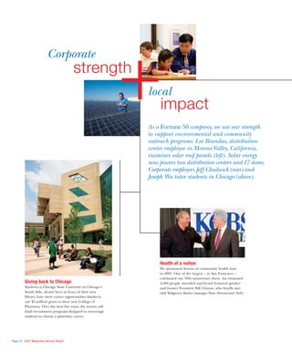 walgreen 2007 Annual Report