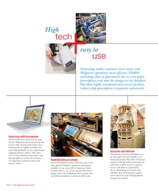 walgreen 2007 Annual Report