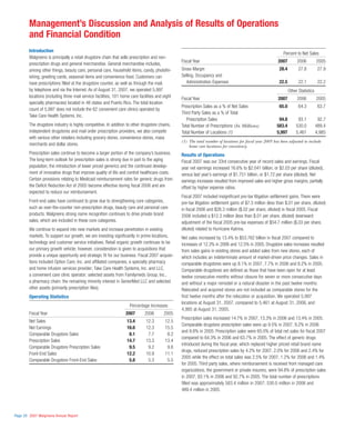 walgreen 2007 Annual Report