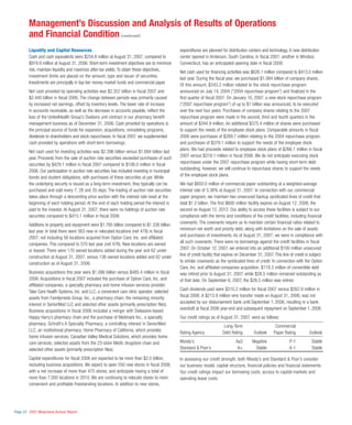 walgreen 2007 Annual Report