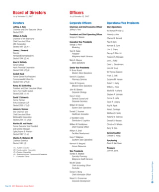 walgreen 2007 Annual Report