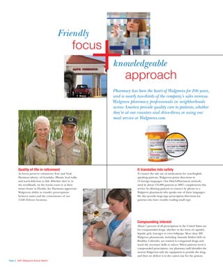 walgreen 2007 Annual Report