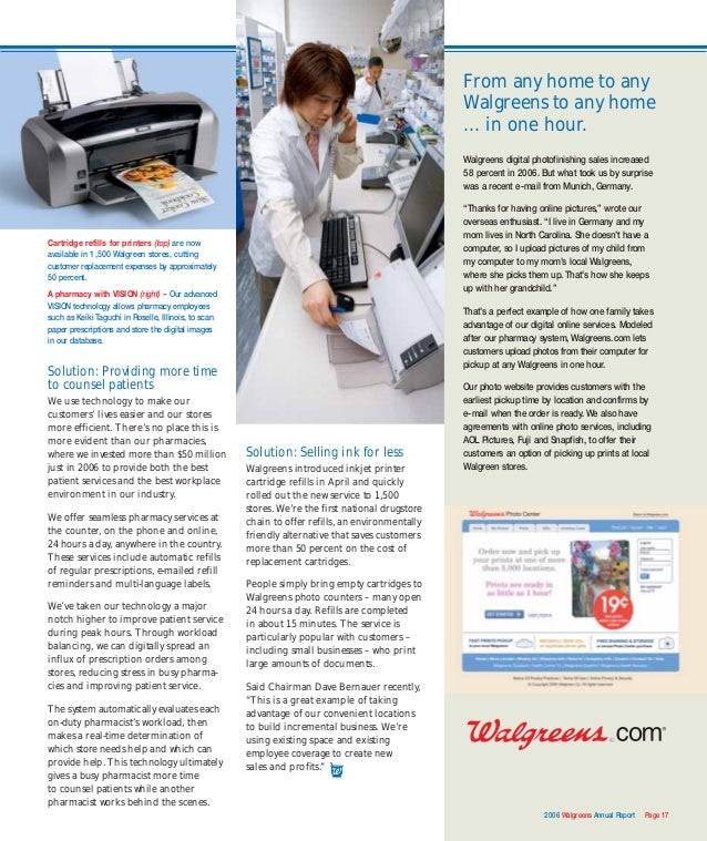 walgreens printer ink