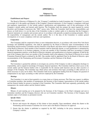 walgreen 2005 Proxy Statement