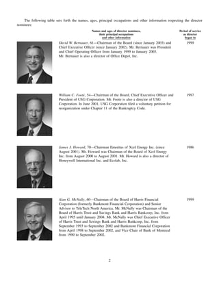 walgreen 2005 Proxy Statement