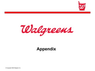 Walgreen Co. Fourth Quarter 2008 Earnings 