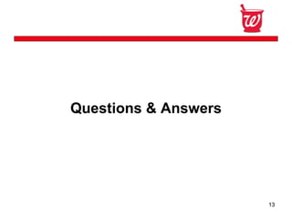 Walgreen Co. Second Quarter 2008 Earnings 